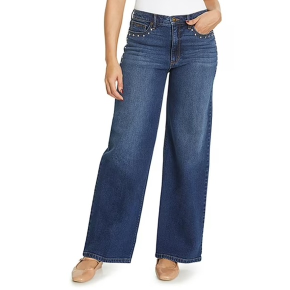 Nine West Denim - Nine West Dark Blue Flare Jeans